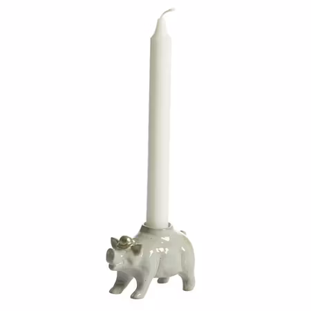 Ljusstake gris