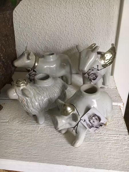 Ljusstake gris
