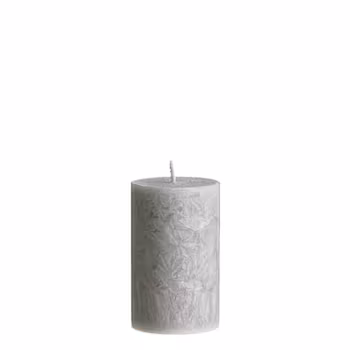 Blockljus Ljusgrå 6x10 cm