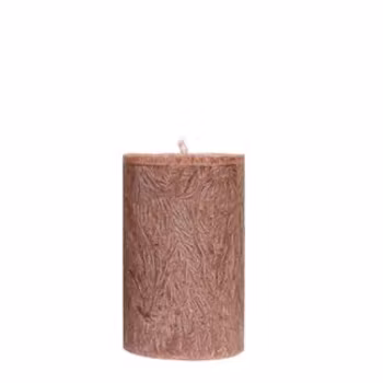 Blockljus brun 6x10 cm