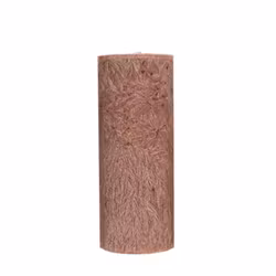 Blockljus brun 6x15 cm