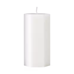 Spindelvävsljus vit 5x10 cm