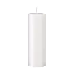 Spindelvävsljus vit 5x15 cm