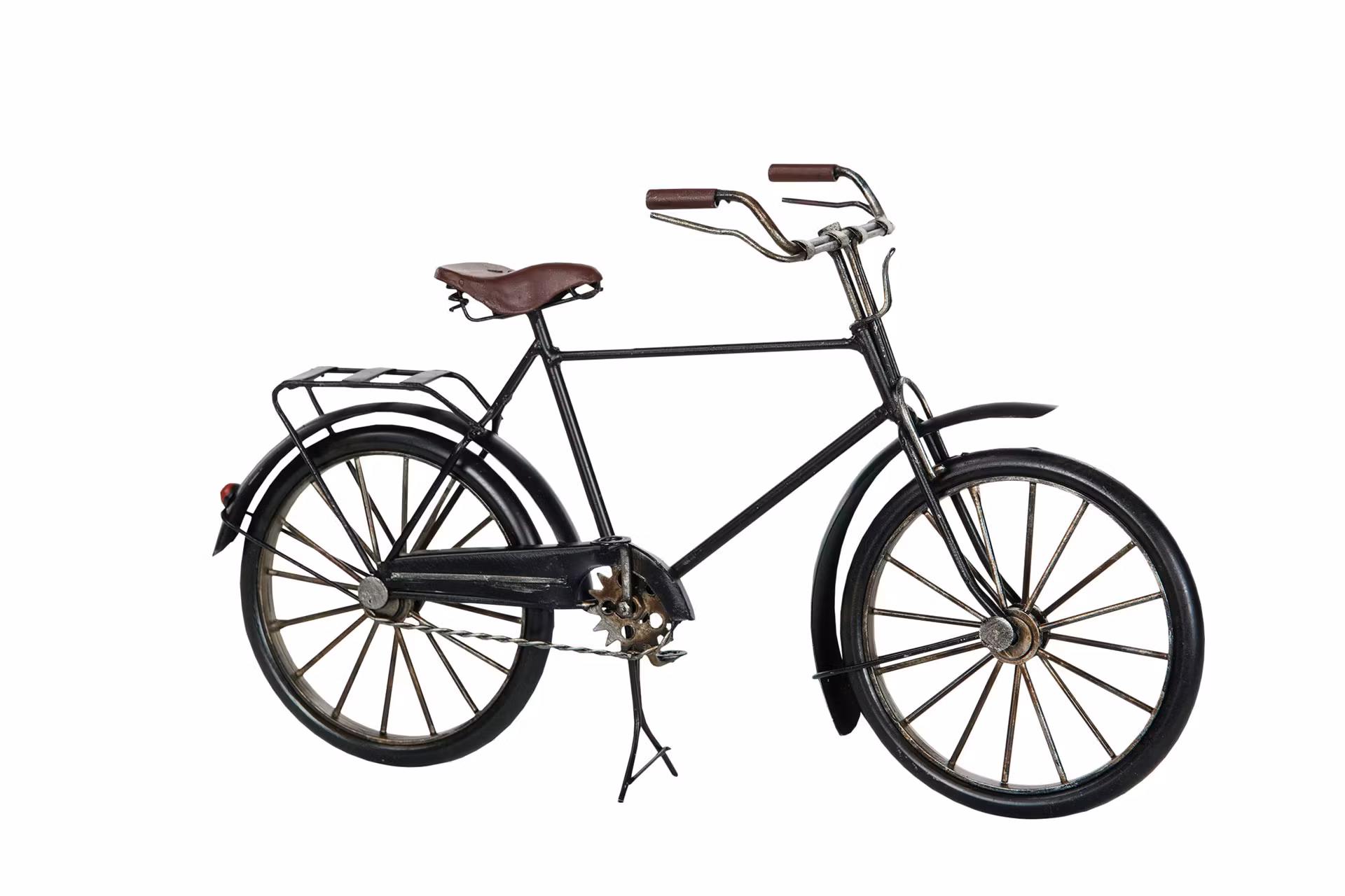 svart herrcykel cykel prydnad handgjord från a lot dekoration