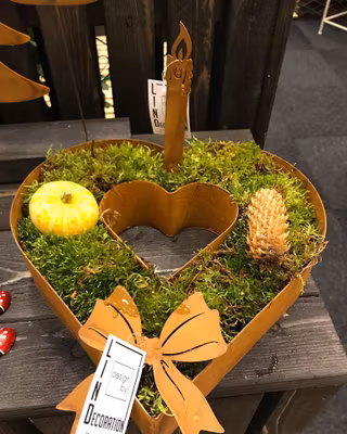 Hjärta för plantering eller dekoration