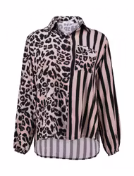 Blus i leo och ränder