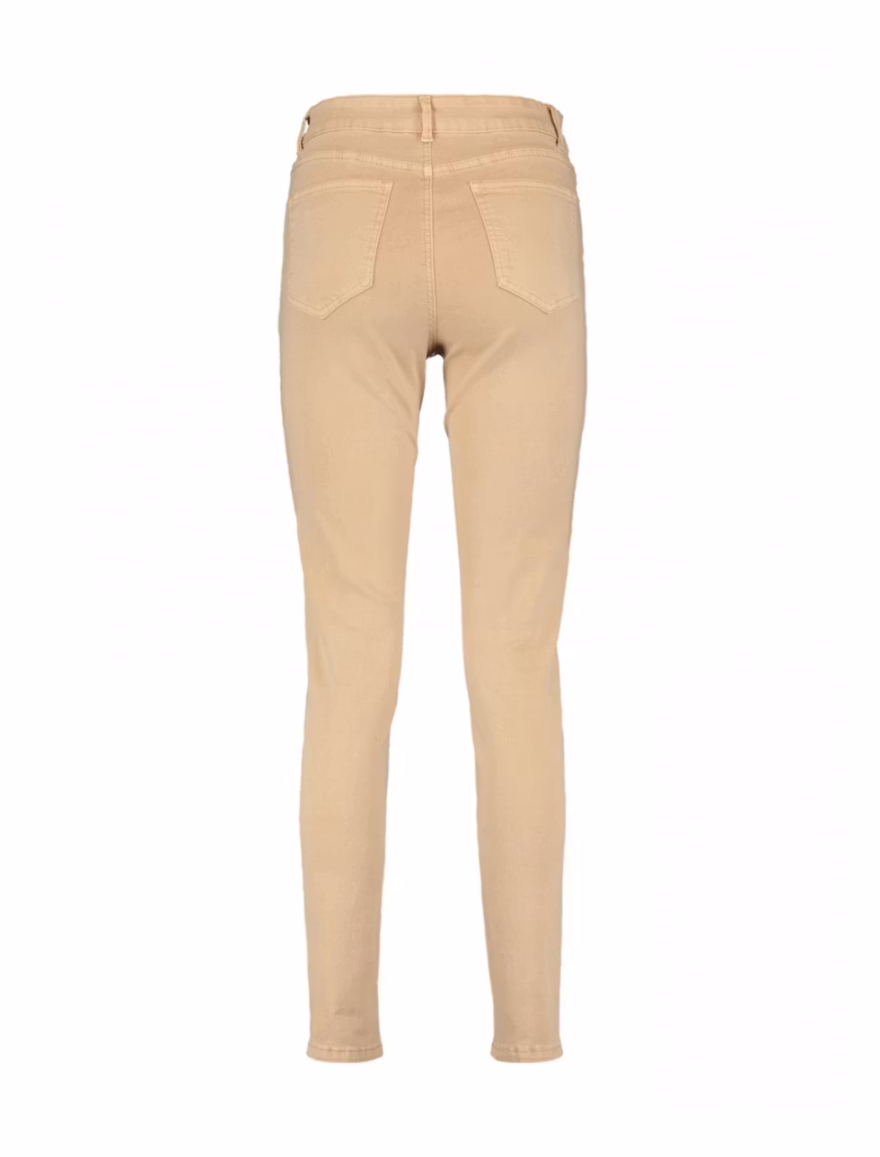 beige byxa cropped fit mid waist femficksmodell