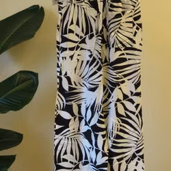 Culottebyxa, svart/vit