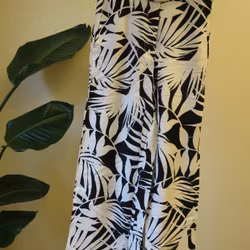 Culottebyxa, svart/vit