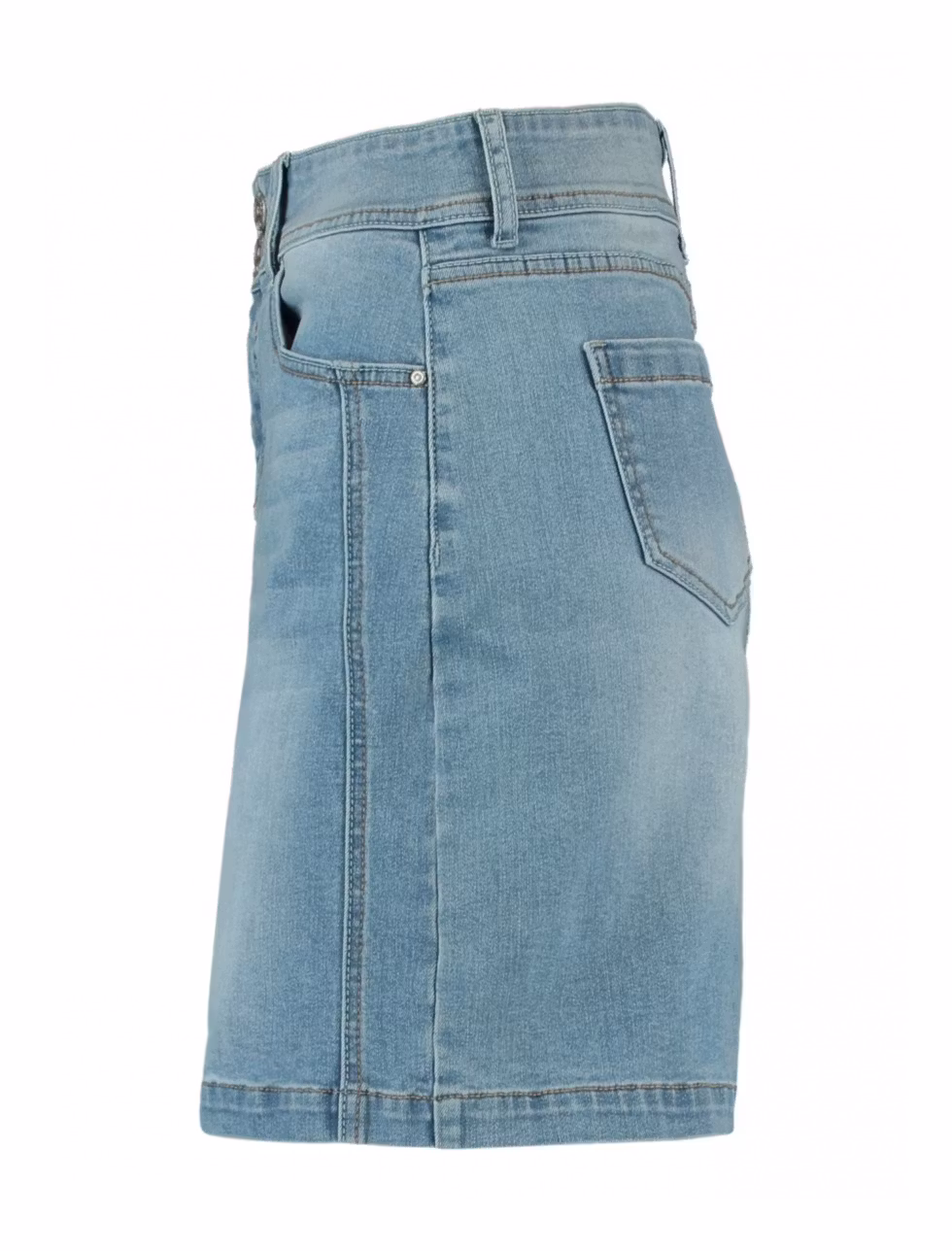 Jeanskjol, mellanblå