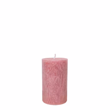 Blockljus gammelrosa 6x10 cm