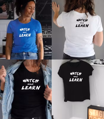 T-shirt- svart