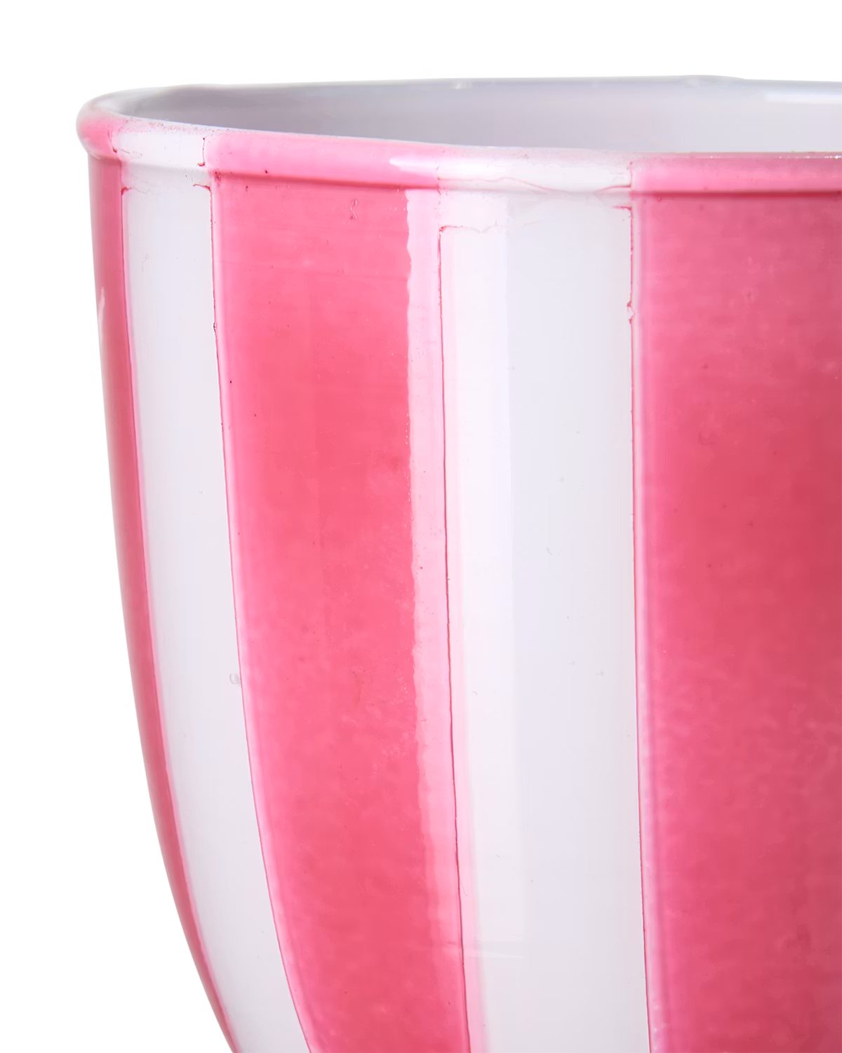 Ljsukopp rosa/vit