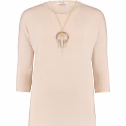Topp med halsband - sand