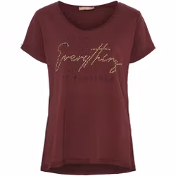 T-shirt - vinröd
