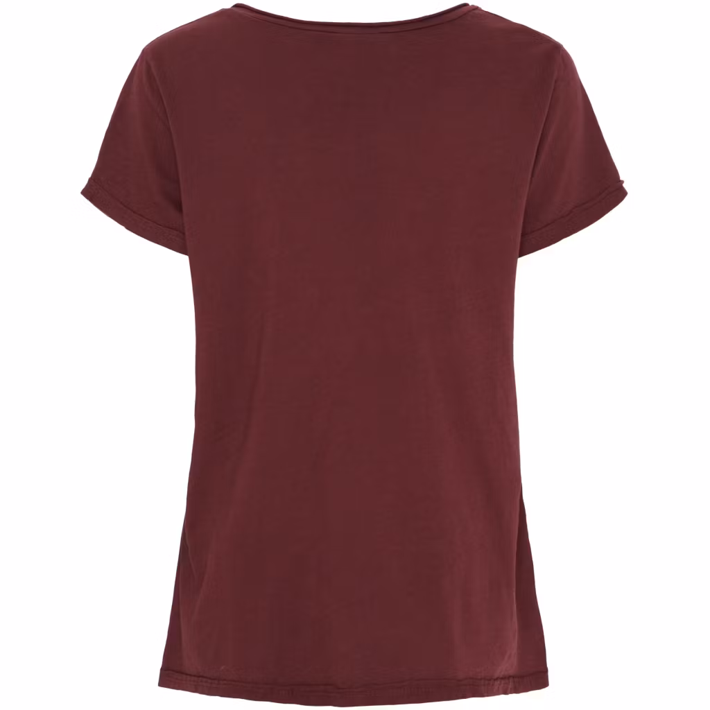 T-shirt - vinröd