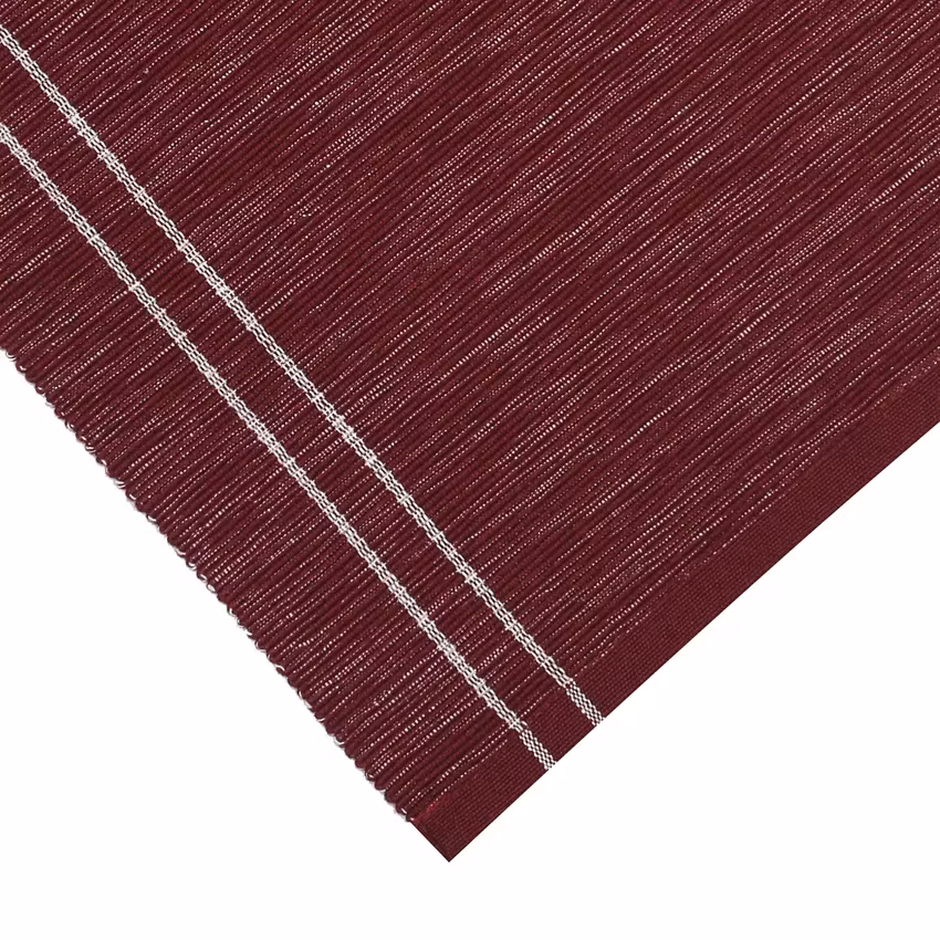 Löpare 33x120 cm - vinröd