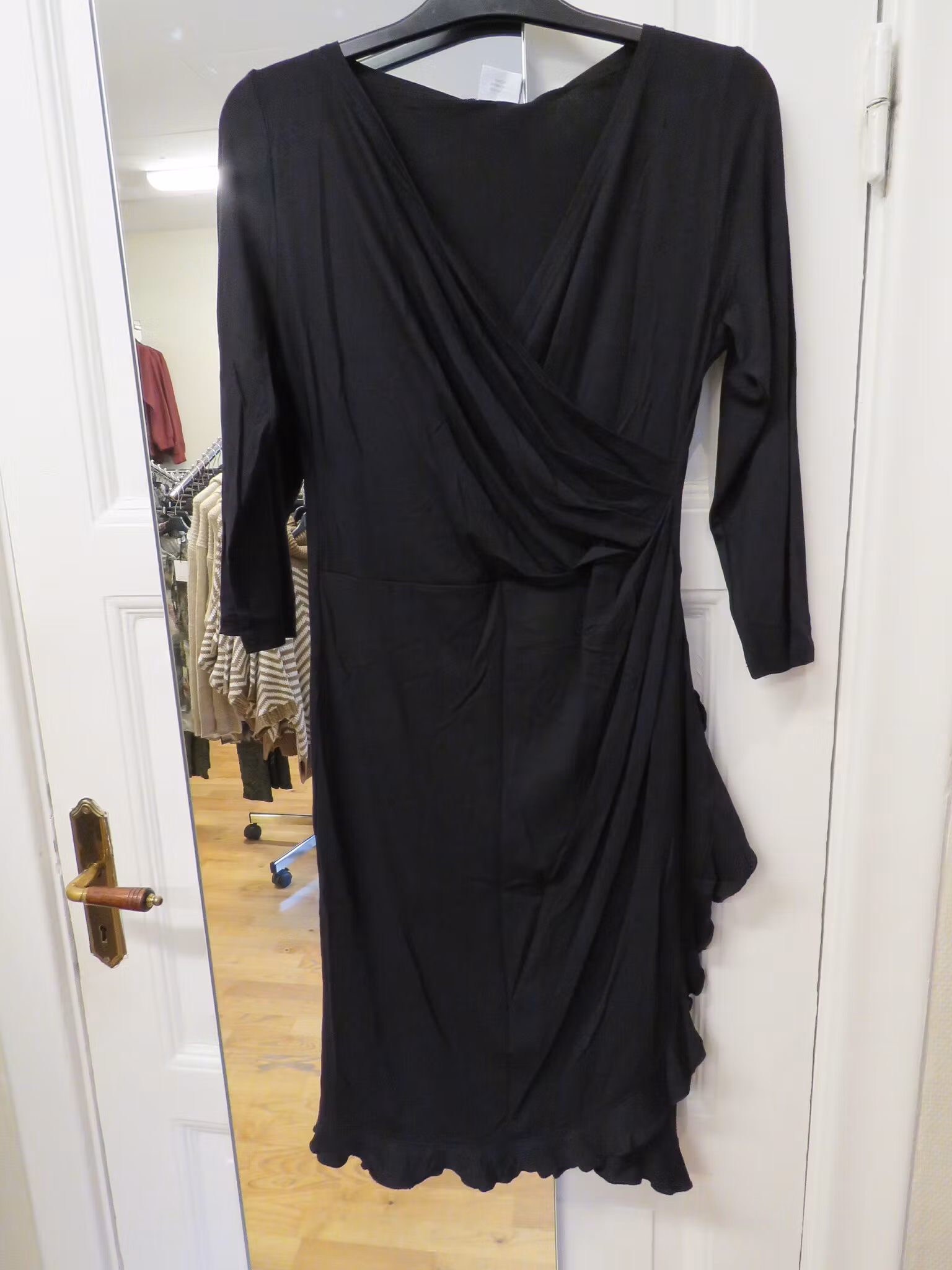 Omlottklänning - svart