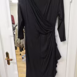 Omlottklänning - svart