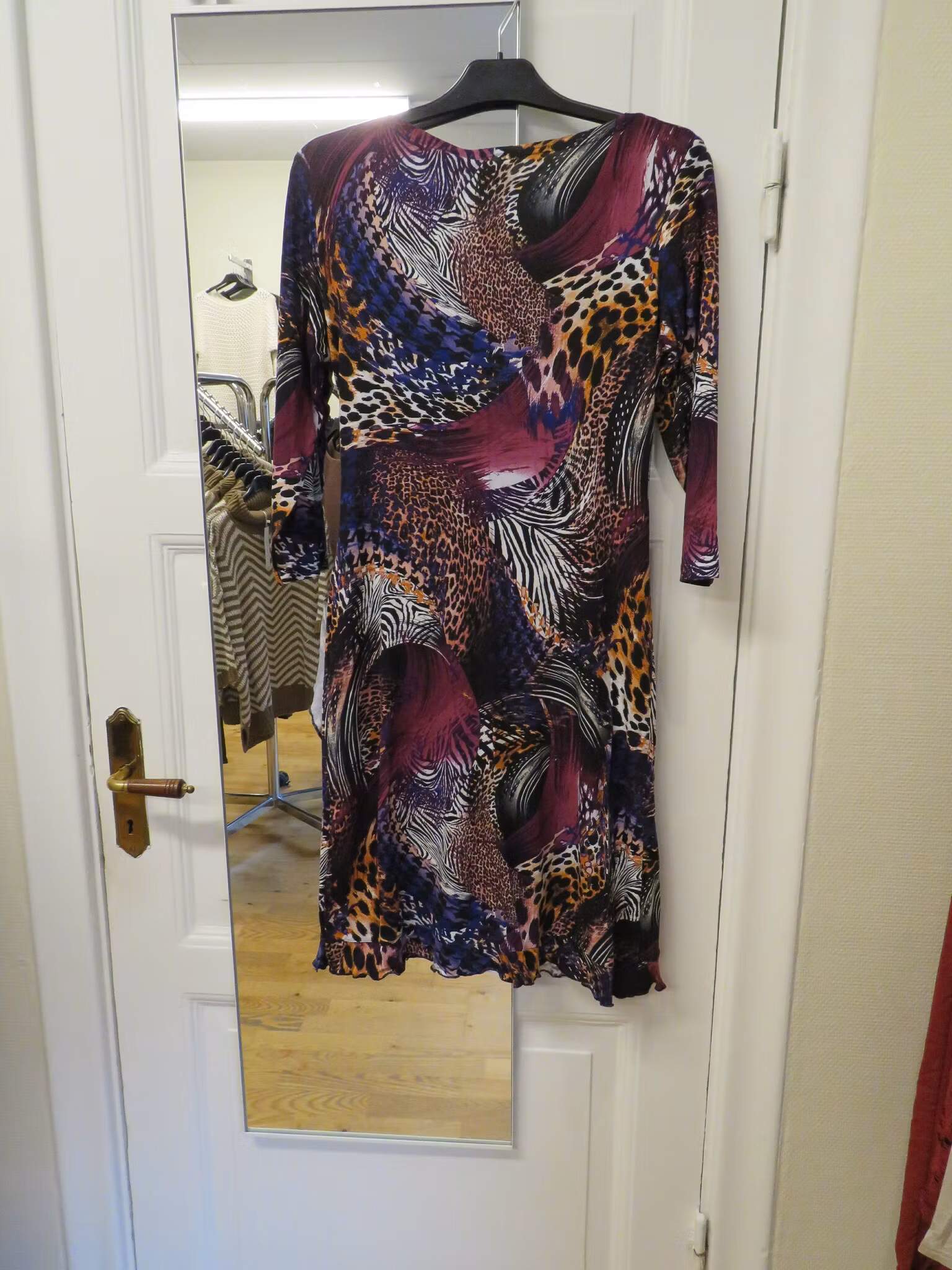 Omlottklänning - cerise/lila