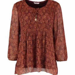 Blus - brun/orange