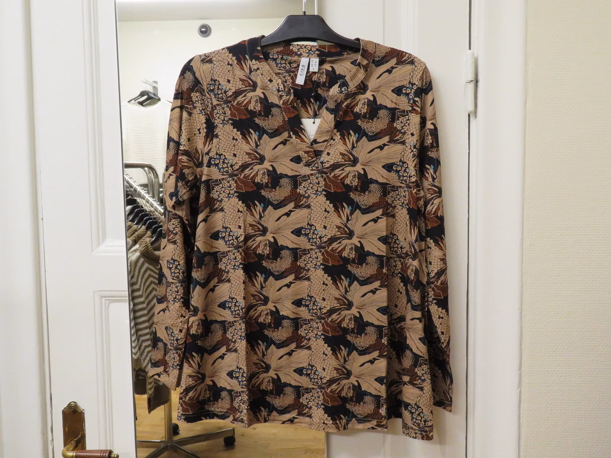 Topp/tunika - brun/beige/svart