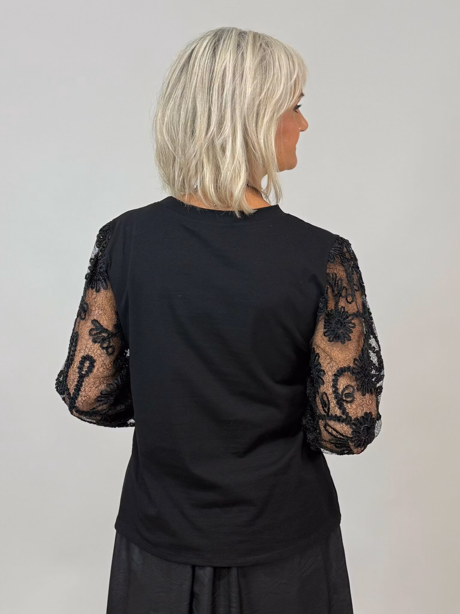 Festlig topp - svart