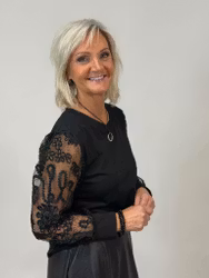 Festlig topp - svart