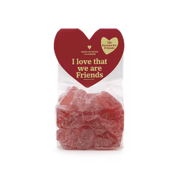 Friends gelehjärtan