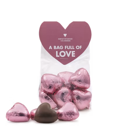 Mjölkchokladhjärtan