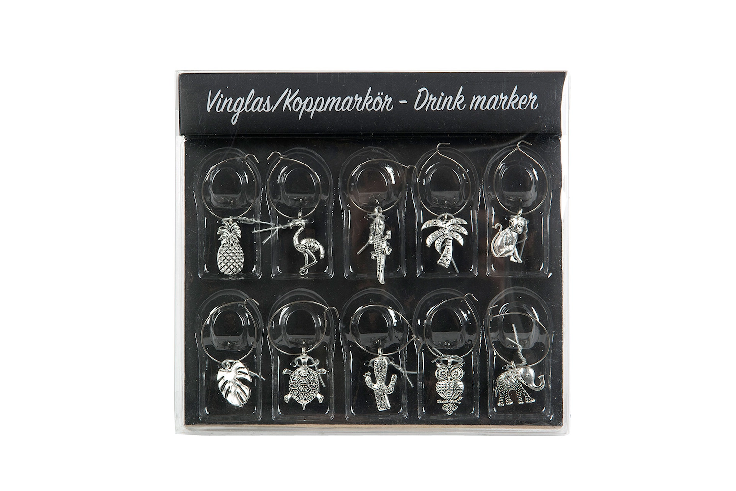 Glasmarkör - djurmix