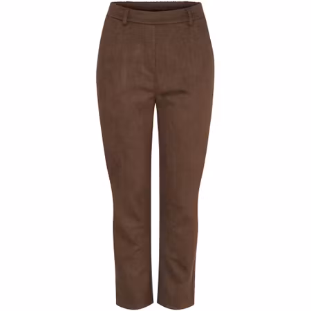 Byxa i alcantara - brun