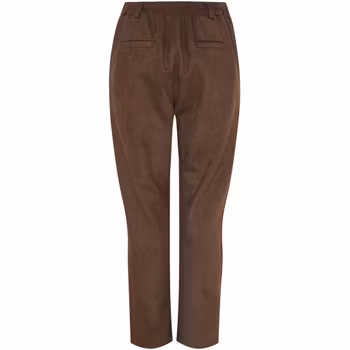 Byxa i alcantara - brun