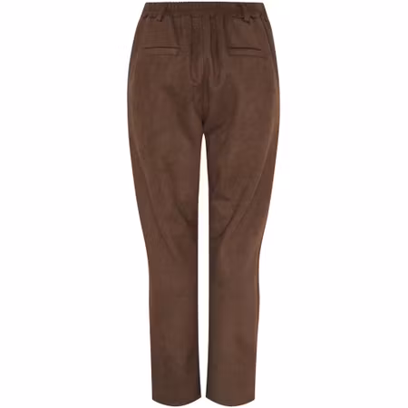 Byxa i alcantara - brun