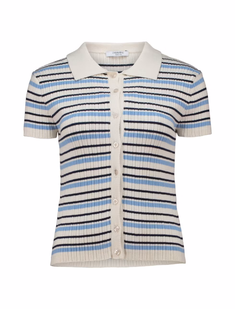 Stickad tröja - blå