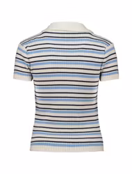 Stickad tröja - blå