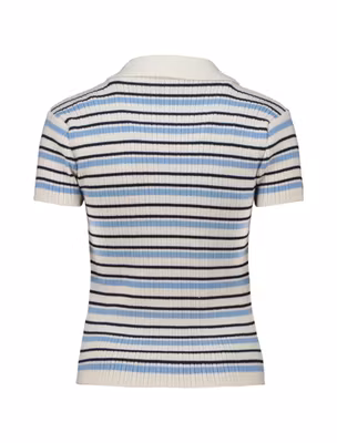 Stickad tröja - blå