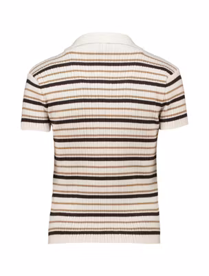 Stickad tröja - brun