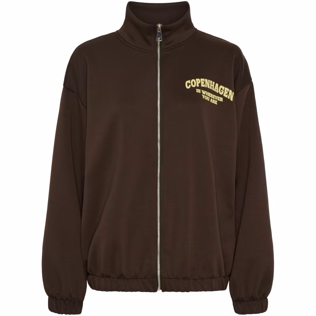 sweatshirt cardigan copenhagen brun marta