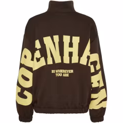 Sweatshirt cardigan - brun