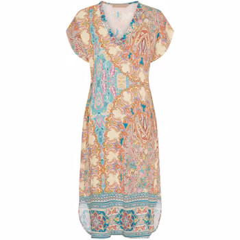 Klänning - turkos/multi