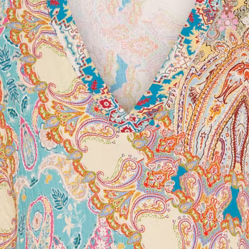 Klänning - turkos/multi