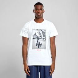 T-shirt Stockholm Gremlins Bike White