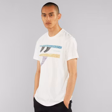 T-shirt Wood Cut Surfboard