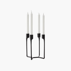 Heima 4-armed Candlestick Black