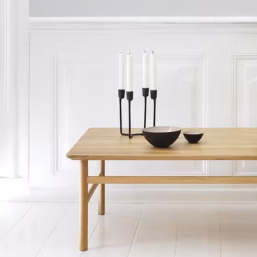 Heima 4-armed Candlestick Black