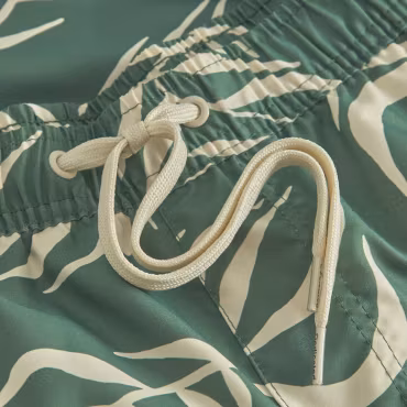 Swim Shorts Sandhamn Big Leaf Duck Green