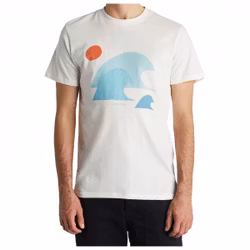 T-shirt Stockholm Cut Waves Off White