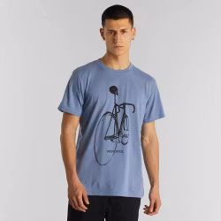 T-shirt Stockholm Pencil Bike Steel Blue