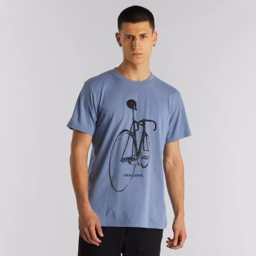 T-shirt Stockholm Pencil Bike Steel Blue
